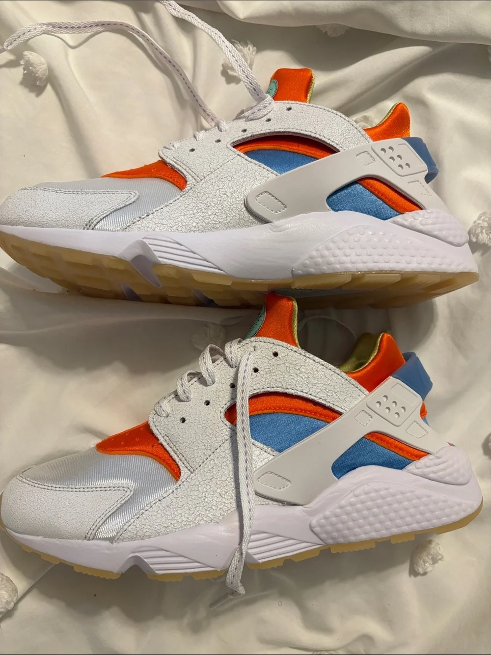 Nike Men’s Sneakers in White, Orange, Blue, Mint. New never worn - Picture 3 of 8